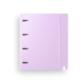 Carpebloc CARPEBLOC CARCHIVO SOFT PP FOAM A4 4 an.MIXTAS 35mm con REC. 100 hj. CUADRIC.4x4 MALVA 25301119  3250099