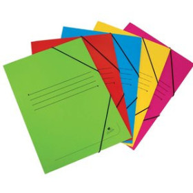 Carpetas de gomas CARPETA de GOMAS y SOLAPAS CARTON ESTUCADO MATE 4º SURTIDO 12606044  46261236