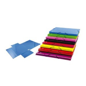 Carpetas de gomas CARPETA de GOMAS y SOLAPAS MARIOLA MERIDA CARTON FORRADO Fº NEGRA 12602130  13813