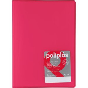 Carpetas de fundas (tarifarios) CARPETA FUNDAS (TARIFARIO) GRAFOPLAS PP FLEXIBLE POLIPLAS TRANS. Fº 30 F. FUCSIA 12602070  CCOL1