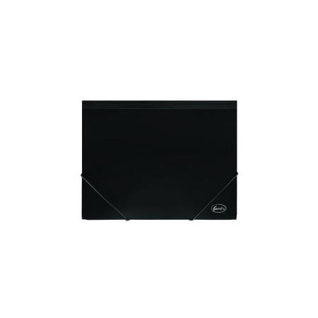 Carpetas de gomas CARPETA de GOMAS y SOLAPAS FOROFIS PP A4 NEGRO 22201077  EI4
