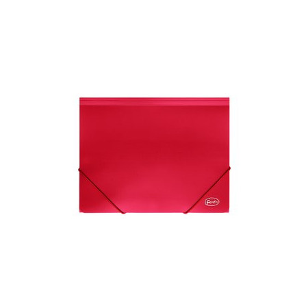 Carpetas de gomas CARPETA de GOMAS y SOLAPAS FOROFIS PP A4 ROJO 22201078  EI5
