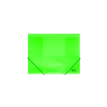 Carpetas de gomas CARPETA de GOMAS y SOLAPAS FOROFIS PP A4 TRASLUCIDO VERDE 22201082  EI9