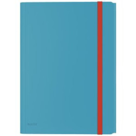 Carpetas de gomas CARPETA de GOMAS y SOLAPAS LEITZ COSY PP A4 AZUL 22201201  BOX_LET_PIE