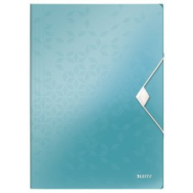Carpetas de gomas CARPETA de GOMAS y SOLAPAS LEITZ WOW PP A4 TURQUESA 22201199  EXPRECTPEQ+CARGA