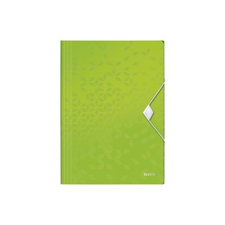 Carpetas de gomas CARPETA de GOMAS y SOLAPAS LEITZ WOW PP A4 VERDE 22201107  VAC3IG