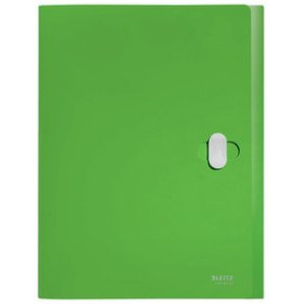 Carpetas de proyectos CARPETA de PROYECTOS LEITZ RECYCLE PP A4 CIERRE GIRATORIO 38mm VERDE 24308091  054210