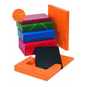 Carpetas de proyectos CARPETA de PROYECTOS CARCHIVO CARTON PINTADO A4 GOMAS  3 cm AMARILLO 13901111  LIT+5_ABUELO