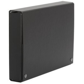 Carpetas de proyectos CARPETA de PROYECTOS PARDO CARTON FORRADO PVC A4 BROCHES  3 cm NEGRO 16401340  1057121