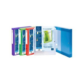 Carpetas de proyectos CARPETA de PROYECTOS EXACOMPTA EXABOX PP KREACOVER A4 4 cm SURTIDO (5 col.) 16401418  2021420XEU