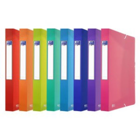 Carpetas de proyectos CARPETA de PROYECTOS OXFORD/ELBA URBAN PP TRANSLUCIDO A4+ GOMAS  2