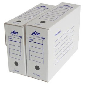 Archivo definitivo (cartón y PP) CAJA ARCHIVO DEFINITIVO CARTON AUTOMONTABLE OLEF SYSTEM EASY A4 114mm (8062151) 16601094  1441