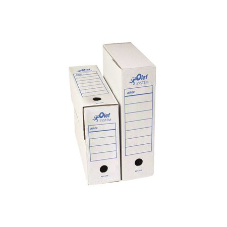 Archivo definitivo (cartón y PP) CAJA ARCHIVO DEFINITIVO OLEF CARTON Fº 100mm 62402704  51735