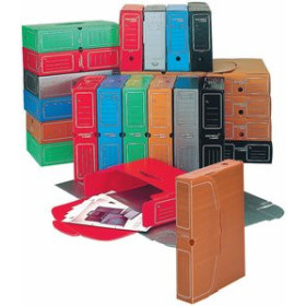 Archivo definitivo (cartón y PP) CAJA ARCHIVO DEFINITIVO PP CARCHIVO Fº 100mm AZUL 62402705  51736