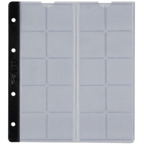 Albumes de monedas FUNDA para ALBUM de MONEDAS PARDO con LOMO RFZO.NEGRO Ø 37mm 20 aloj. 18001742  510199