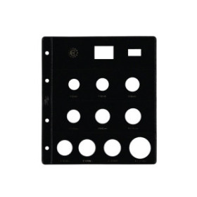 Albumes de monedas FUNDA para ALBUM de MONEDAS PARDO tipo CLARABOYA EUROS 10 aloj. (especial 2+12 ) 18001818  509069