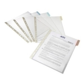 Paneles de información de fundas FUNDA DURABLE FUNCTION A4 PESTAÑA TRANSPARENTE PAQUETE de 5 18001849  122304