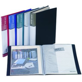 Carpetas de fundas (tarifarios) CARPETA FUNDAS (TARIFARIO) DATA BANK PP RIGIDO A4  10 F. NEGRO 18101216  6000602