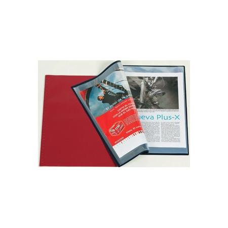 Carpetas de fundas (tarifarios) CARPETA FUNDAS (TARIFARIO) IBERPLAS PVC FLEXIBLE Fº 10 F. NEGRO 18801679  APFLUO24-UK