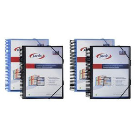 Carpetas de fundas (tarifarios) CARPETA FUNDAS (TARIFARIO) PARDO STUDIO STYLE ESPIRAL PP A4 60 F. AZUL 16701113  8548100
