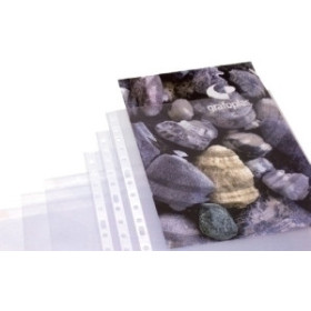 Fundas multitaladro FUNDA MULTITALADRO GRAFOPLAS PP  70µ A4 11 TAL.RFZO. PAQUETE de 100 18801081  27 003 371 E