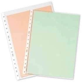 Fundas multitaladro FUNDA MULTITALADRO PARDO PP 90µ CRISTAL A4 16 TAL.RFZO. PAQUETE de 100 18802161  49354