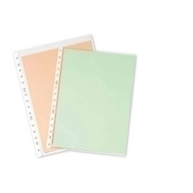 Fundas multitaladro FUNDA MULTITALADRO PARDO PP 90µ PL.NJ. Fº 16 TAL.RFZO. PAQUETE de 100 18901622  AL020043