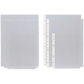 Fundas multitaladro FUNDA MULTITALADRO GRAFOPLAS PVC 100µ A4 16 TAL.RFZO. PAQUETE de 50 18901653  X0085