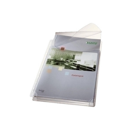 Fundas multitaladro FUNDA MULTITALADRO FUELLE LEITZ 20mm PVC 170µ LISO A4 11 TAL. SOLAPA BOLSA de 5 18901324  993305-1