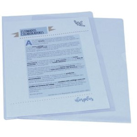 Dosieres ángulo recto DOSIER ANGULO RECTO IBERPLAS PVC 150µ Fº CRISTAL 19001021  022-0044