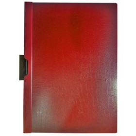 Dosieres clip DOSIER CLIP ESSELTE PVC CLIP FILE A4 pinza METAL 30h ROJO VIVIDA 19301050  400206787