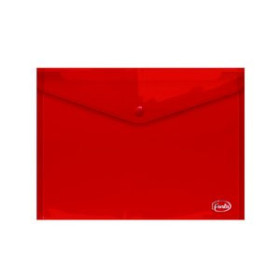 Dosieres sobre y bolsas cremallera DOSIER SOBRE FOROFIS PP BROCHE A4 ROJO OPACO 19801719  27915