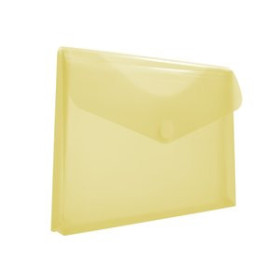 Dosieres sobre y bolsas cremallera DOSIER SOBRE OFFICE BOX FUELLE PP VELCRO A4+ AMARILLO TRANSPARENTE 19801484  813819