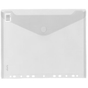 Dosieres sobre y bolsas cremallera DOSIER SOBRE CARCHIVO PP VELCRO Fº MULTITALADRO CRISTAL 42201248  265PPT