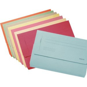 Subcarpetas y dosieres solapas o bolsa SUBCARPETA ESSELTE POCKET (BOLSA FUELLE) 275g Fº VERDE PAQUETE de 25 42201942  400204930