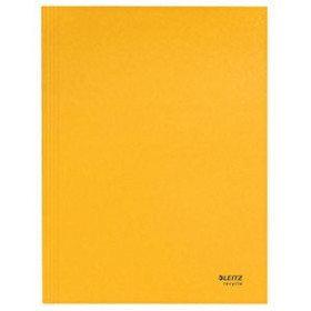 Subcarpetas y dosieres solapas o bolsa SUBCARPETA LEITZ RECYCLE 3 SOLAPAS A4 AMARILLO 19801676  170035
