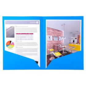 Subcarpetas y dosieres solapas o bolsa SUBCARPETA EXACOMPTA ROCK´S DOBLE 210g A4 AZUL PAQUETE de 25 42201240  201240