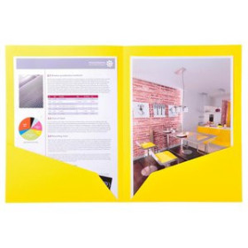 Subcarpetas y dosieres solapas o bolsa SUBCARPETA EXACOMPTA ROCK´S DOBLE 210g A4 LIMON PAQUETE de 25 42201263  202286