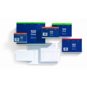 Fichas lisas FICHAS MIQUELRIUS LISAS  75x125mm (Nº2) paquete de 100 14101019  26393