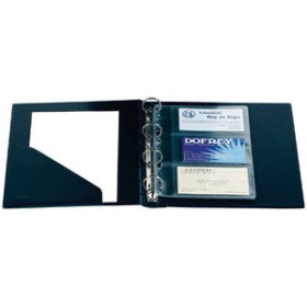 Tarjeteros de 4 anillas y fundas TARJETERO 4 anillas IBERPLAS 4º 10 fundas LISO CUERO VIEJO 11101353  185812