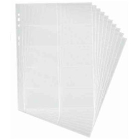 Tarjeteros de 4 anillas y fundas FUNDA para TARJETAS DURABLE VISIFIX 2389 A4 BOLSA de 10 (200 tj.)