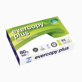 Papel laser-copy PAPEL RECICLADO A4 CLAIREFONTAINE EVERCOPY PLUS 80g 500h 25202010  1658-09