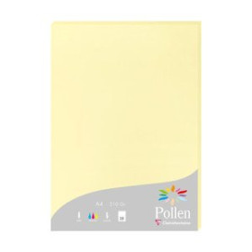 Papel verjurado y alta gama PAPEL CLAIREFONTAINE POLLEN A4 210g 25h CANARIO 25208171  12765