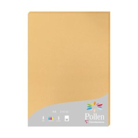 Papel verjurado y alta gama PAPEL CLAIREFONTAINE POLLEN A4 210g 25h CARAMELO 25208172  12766
