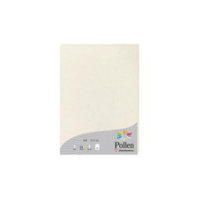 Papel verjurado y alta gama PAPEL CLAIREFONTAINE POLLEN A4 210g 25h NATURA RECICLADO 25208871  13172