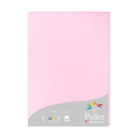 Papel verjurado y alta gama PAPEL CLAIREFONTAINE POLLEN A4 210g 25h ROSA PELADILLA 25208167  12761