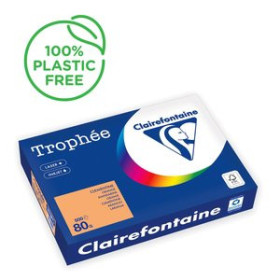 Papel multifunción color PAPEL de COLOR A4 CLAIREFONTAINE TROPHEE 80g 500h PASTEL CLEMENTINA 25208047  00036160