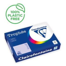 Papel multifunción color PAPEL de COLOR A4 CLAIREFONTAINE TROPHEE 80g 500h PASTEL LILA 25208052  00036132
