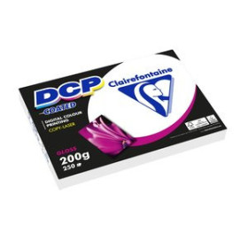 Papel laser-copy PAPEL A4 CLAIREFONTAINE DCP COUCHE GLOSS 200g 250h 25208914  082394