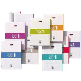 Recambio 4 taladros RECAMBIO MIQUELRIUS NOTEBOOK 1 A4 100h 70gr 4 TALADROS CUADRIC.5x5 TURQUESA 18801385  13226